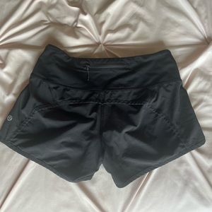 Black lululemon shorts